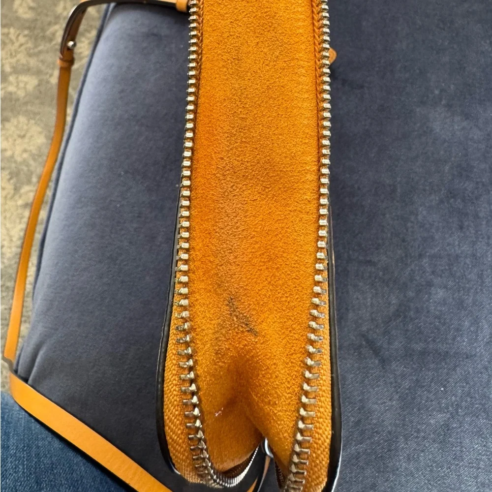 Rebecca Minkoff Orange Leather Crossbody Bag - Picture 4 of 4